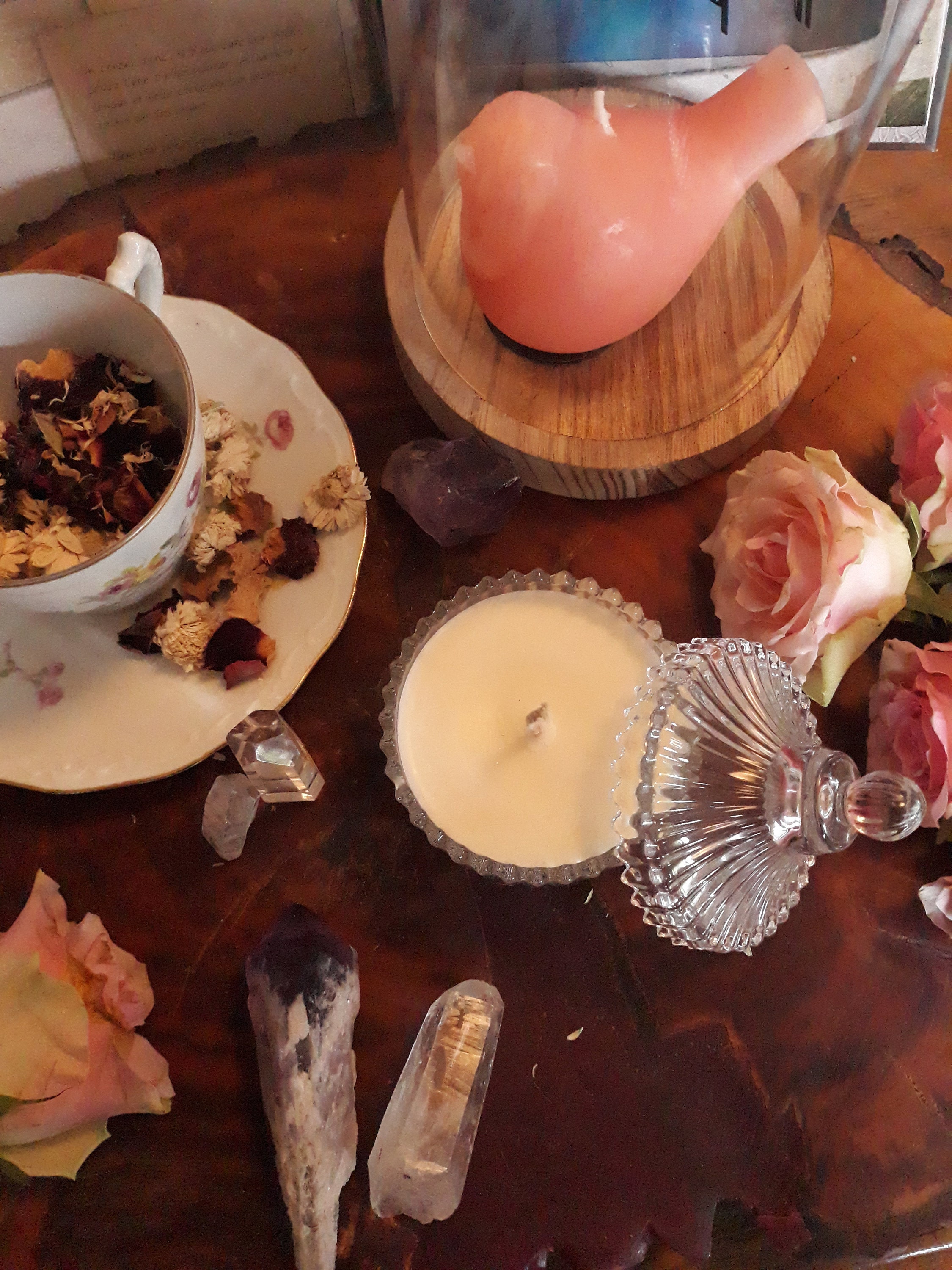 Bougie Blanche - Cadeaux de Noël Bougie Parfumée