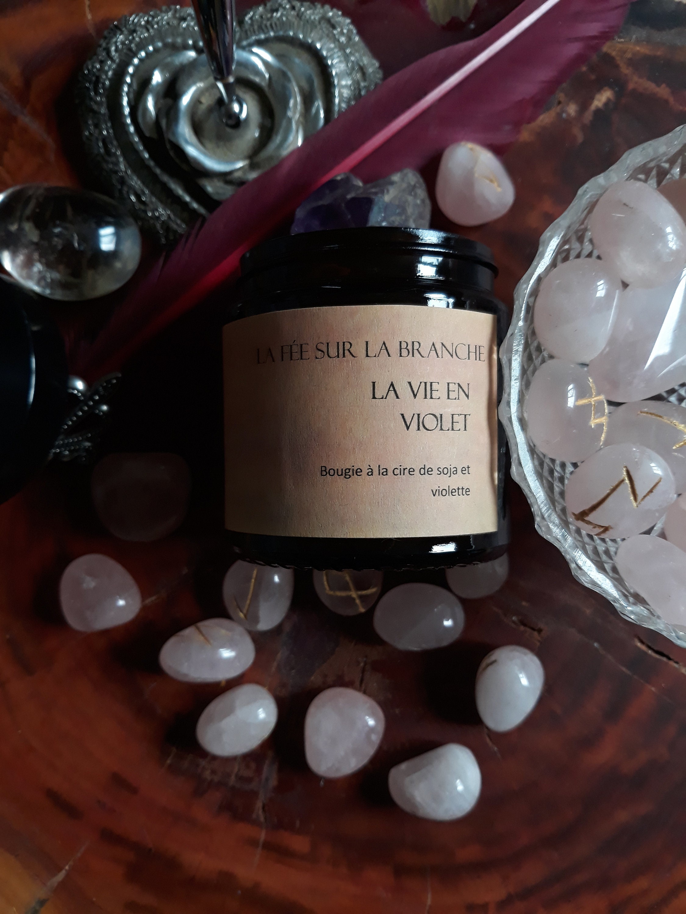 Bougie-La Vie en Violet