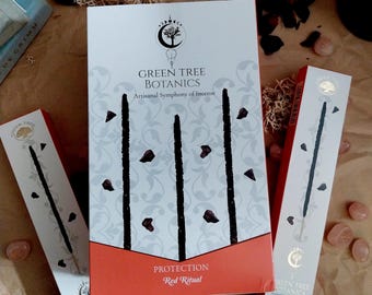 Incenso Green Tree Botanics - protezione - Rituale rosso