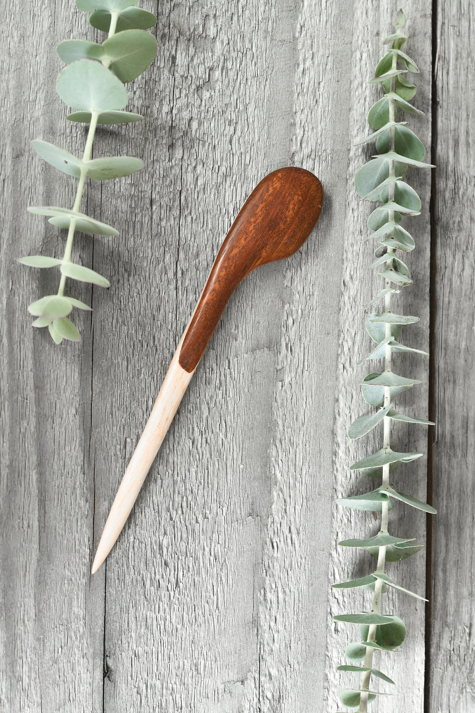 EcoFriendly Wooden Hair Pin French Bun Handmade from Etsy