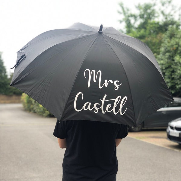 Personalised Large Golf Umbrella, Perfect For, Teacher Gifts,  Birthday Gift, Wedding, For Him, For Her, Or Just Because You Love Them!