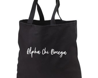 Alpha Chi Omega Tote Bag | Etsy