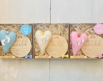 Welcome to the world baby gift set
