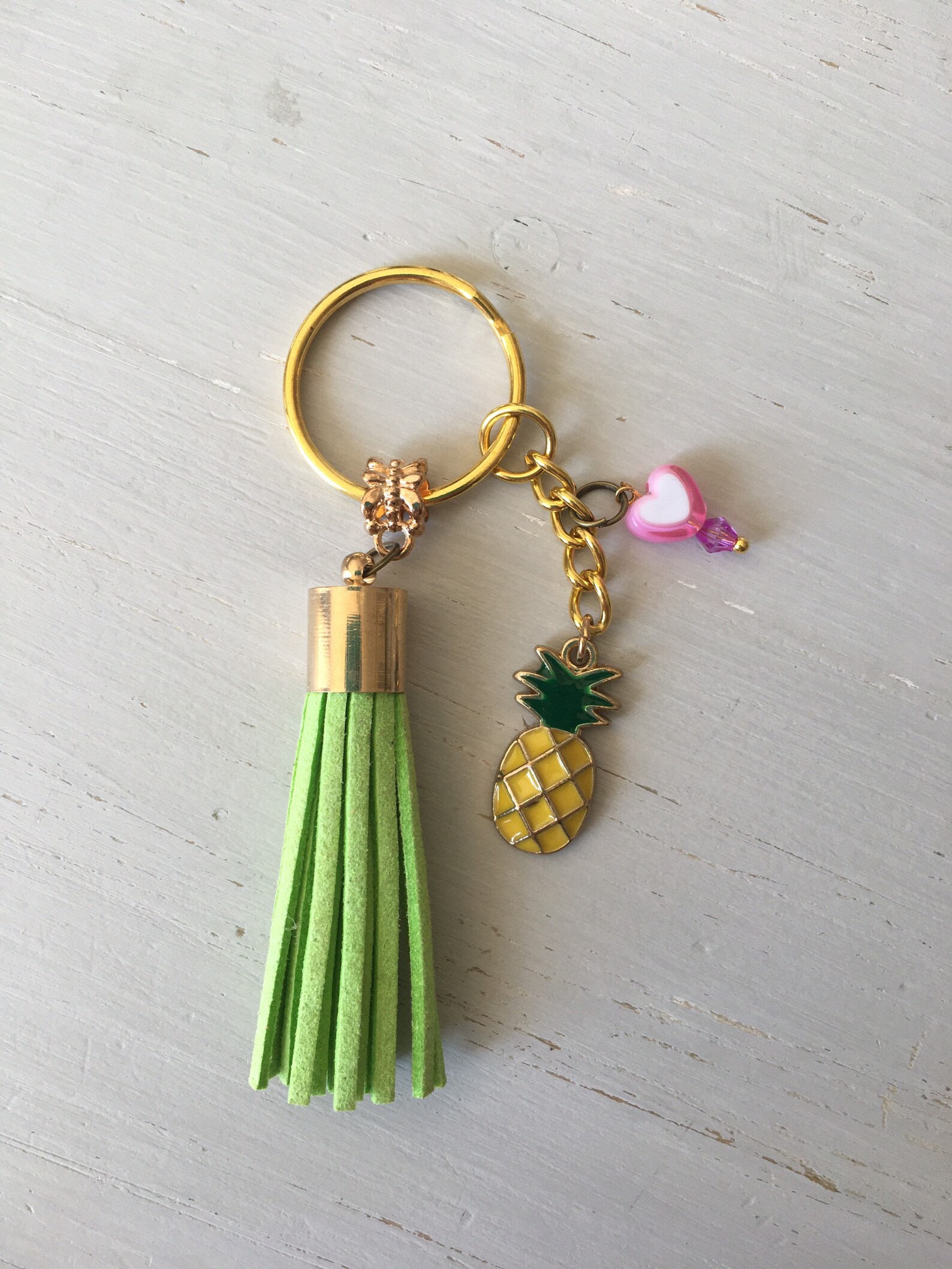 Pineapple keychain Etsy