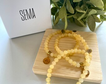 citrine bracelet, solar plexus chakra bracelet, spiritual bracelet, meaningful bracelet, natural stone bracelet, healing bracelet, chakra