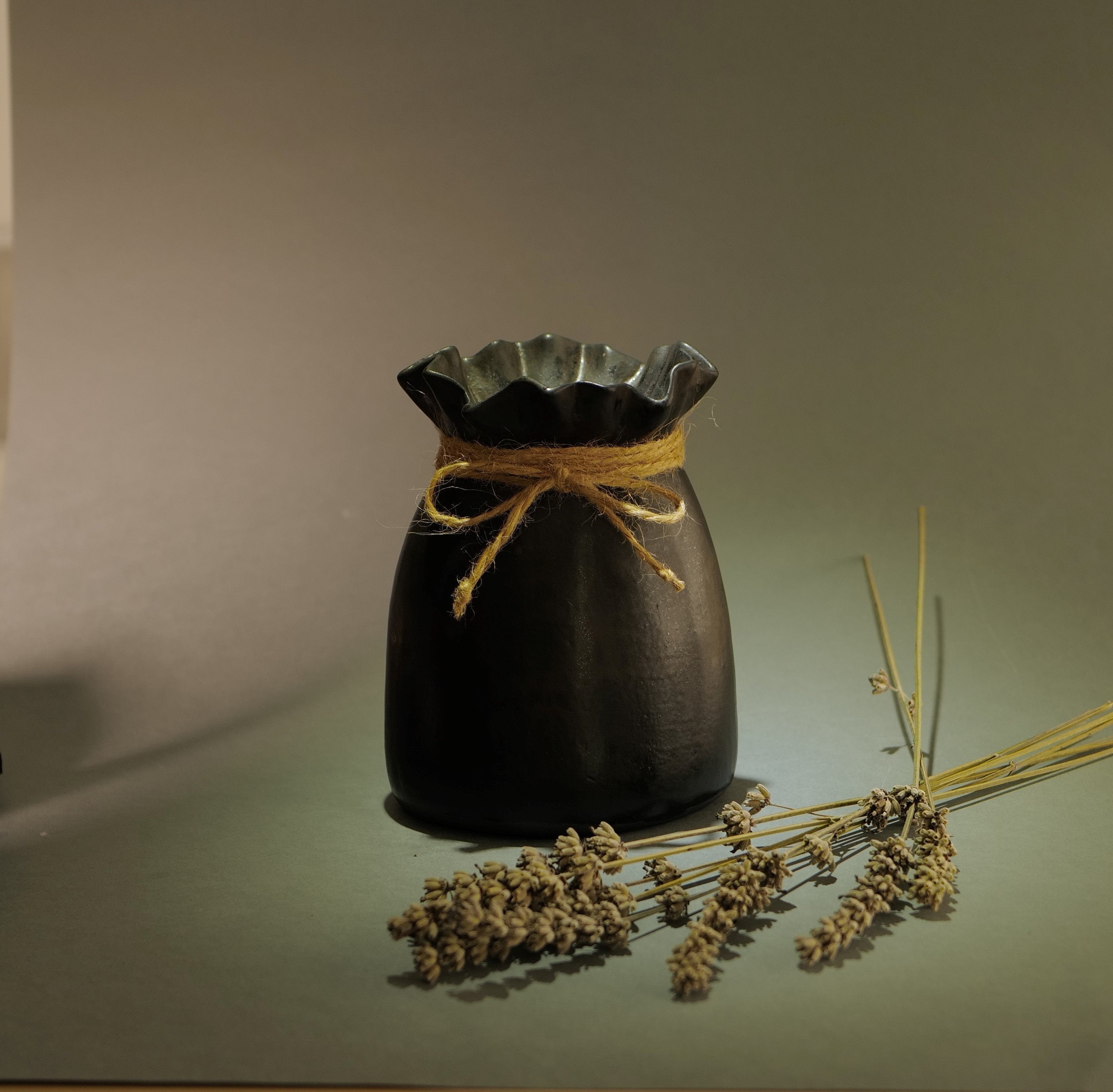 Vase en Grès à La Main