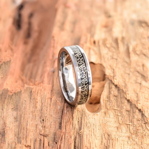 YAHOYA 2mm 4mm 6mm 8mm Carburo Di Tungsteno Anello In Acciaio - Foto 5