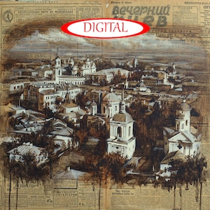 Kyiv Ukraine downloadable art print