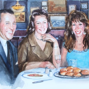 Deceased love one portrait, Deceased loved one painting, Add person to photo