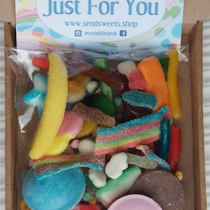 Halal Sweets Letterbox Gift Pick and Mix Sweet Box Sweetbox Halal Sweet Hamper Treat Box image 3