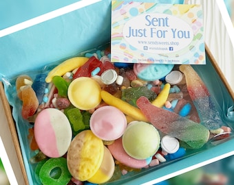 Gluten Free Pick and Mix Sweets Mixed Candy Letterbox Sweetbox Sweet Gift Post Box Sweet Box