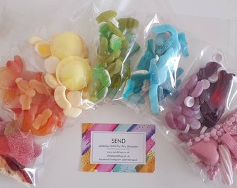 Rainbow Pick and Mix Sweets Letterbox Gift, Pick And Mix Sweetbox, Rainbow Sweet Gift Sweet Hamper