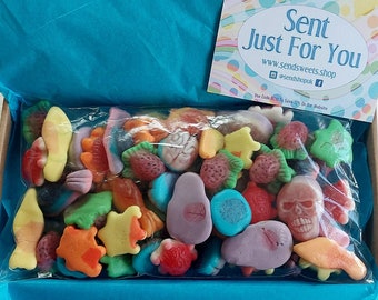 Jelly Filled Sweets Pick and Mix Letterbox Sweet Box Mixed Jelly Sweet Selection