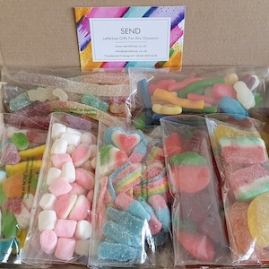 20 candy sweet boîtes ~ food lunch box ~ pick n mix sweetie sucette sac de fête