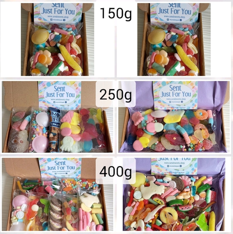 Mixed Bubs Sweets Letterbox Sweetbox Schwedische Süßigkeiten Auswahl und Mix Süßigkeiten Briefkasten Geschenk Süßer Korb Bild 3