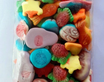 Jelly Filled Sweets Pick and Mix Letterbox Sweet Box Mixed Jelly Sweet Selection