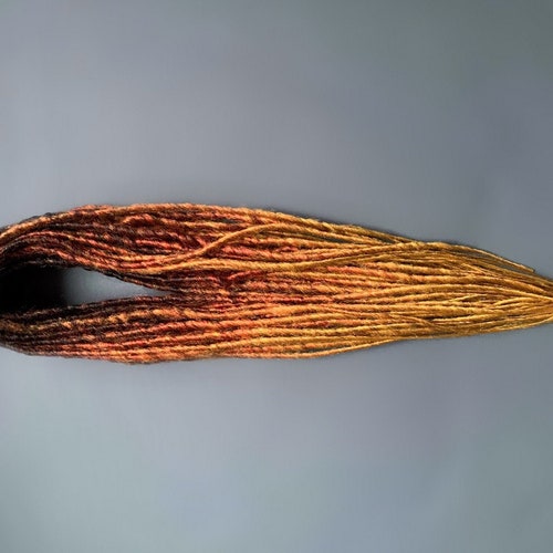 Synthetic Dread Extension Brown Dreads Ombre Ginger Etsy