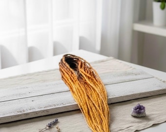 Ombre Ginger Synthetic Dread Extension, Double Ended Custom Dreads
