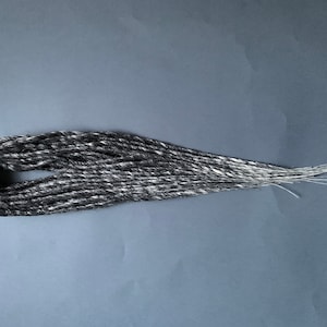 ombre gray dreadlocks, double ended dreads ,Twisted Dreadlocks full set DE
