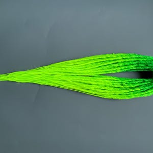 Synthetic dreads neon yellow de or se , Ombre dreads set green dreads