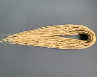 Blonde Synthetic Double Ended Dreadlocks: Full Set Thin Dreads