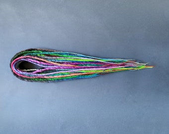 Multi colored dreads Mix of Synthetic dreadlocks extensions