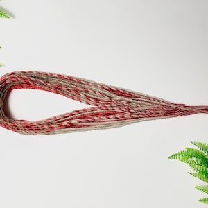 Red and blonde dreadlocks SE or DE Boho Dreadlocks , hair accessories