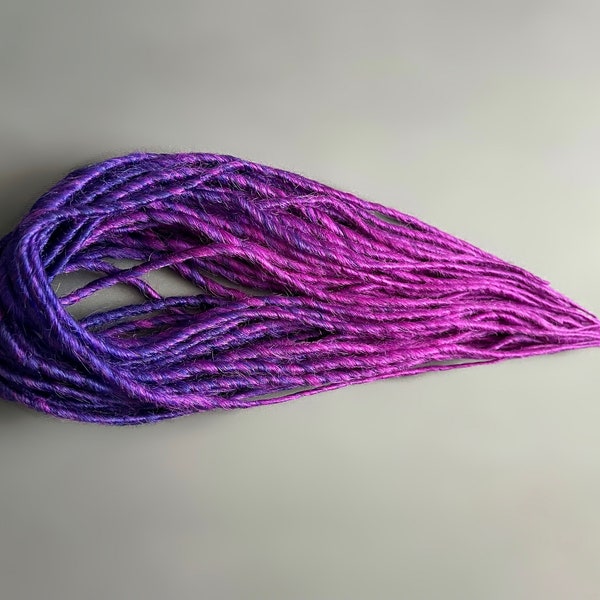 Purple Synthetic dreadlocks extensions DE or SE dreads