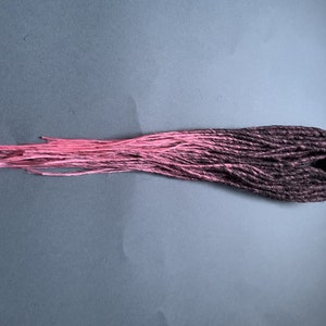 Accent dreads, Black to pink ombre, Soft synthetic dreadlocks, Custom Dreads, Sweet 16