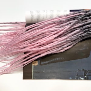 Dreadlocks Extensions ,Dread extensions,Se dread,De Dreads,Ombre Dreads,Pastel Hair,Black to Pink Dreads