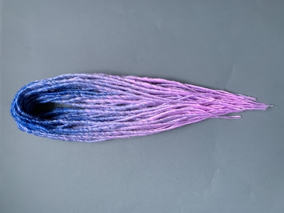 Custom lavander dreads, Colored hair extensions, synthetic dreads, kawaii goth, nonbinary