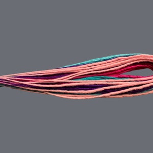 Dreads pink and blue mix , custom color dreads