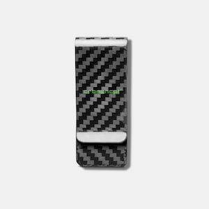 CRBNCNCPT Carbon Geldklammer Schwarz für Männer | Schwarze Geldscheinklammer Money Clip Geldspange Geld Klammer