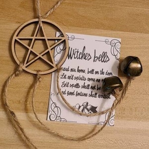 Witches Bells, Witches Gift, Witches Bell, Protection, Wicca Deco, Altar  Deco, Pagan, Charm. 
