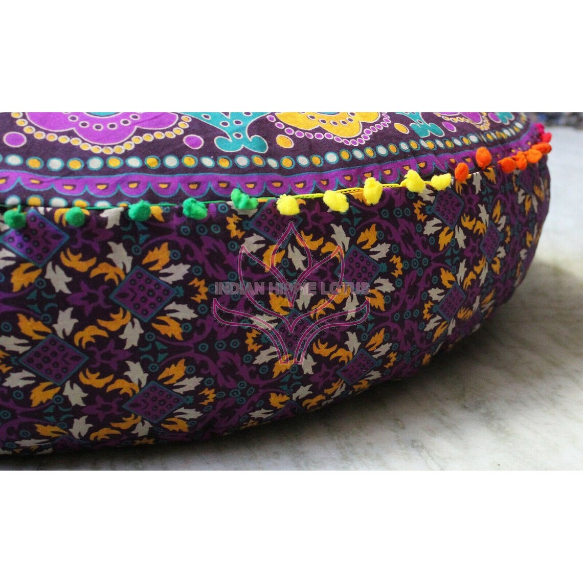 Bohemian Floor Pillows Floor Cushion Cover Mandala Floor Etsy