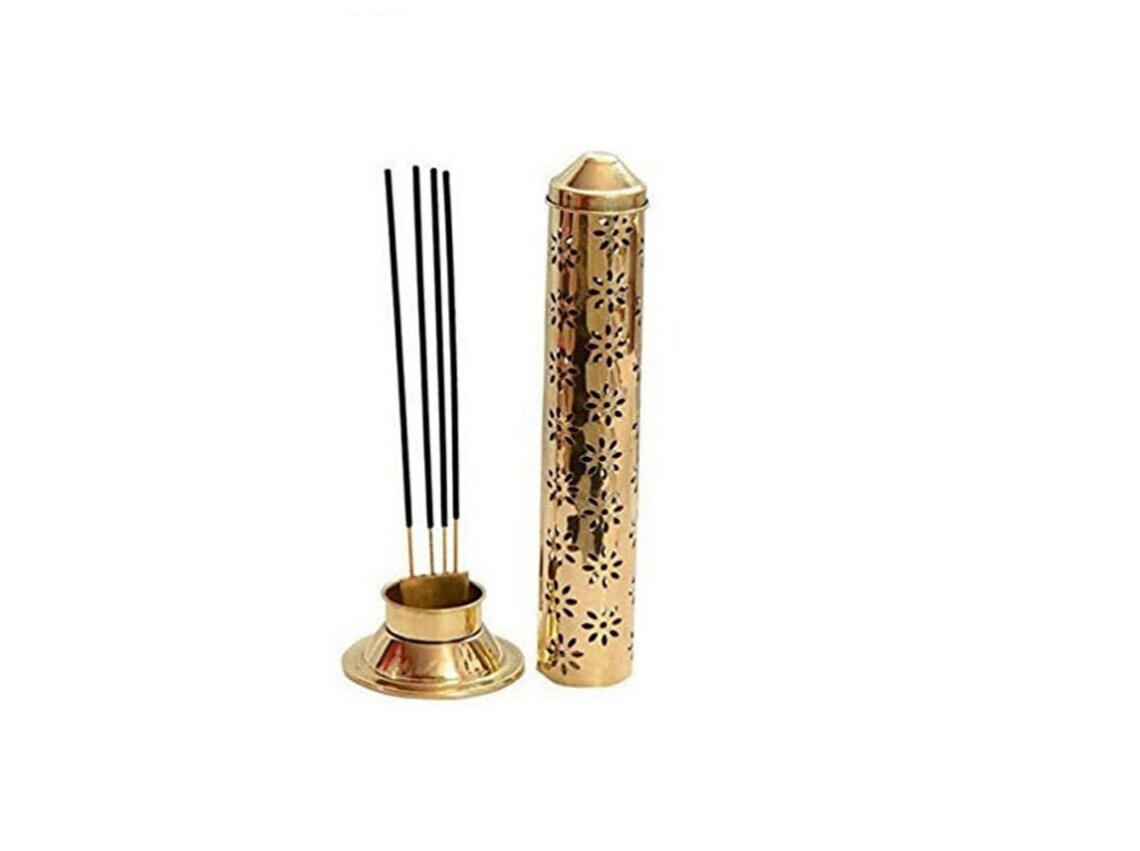 Brass incense stick holder Eco Friendly Safety Agarbatti Stand Etsy