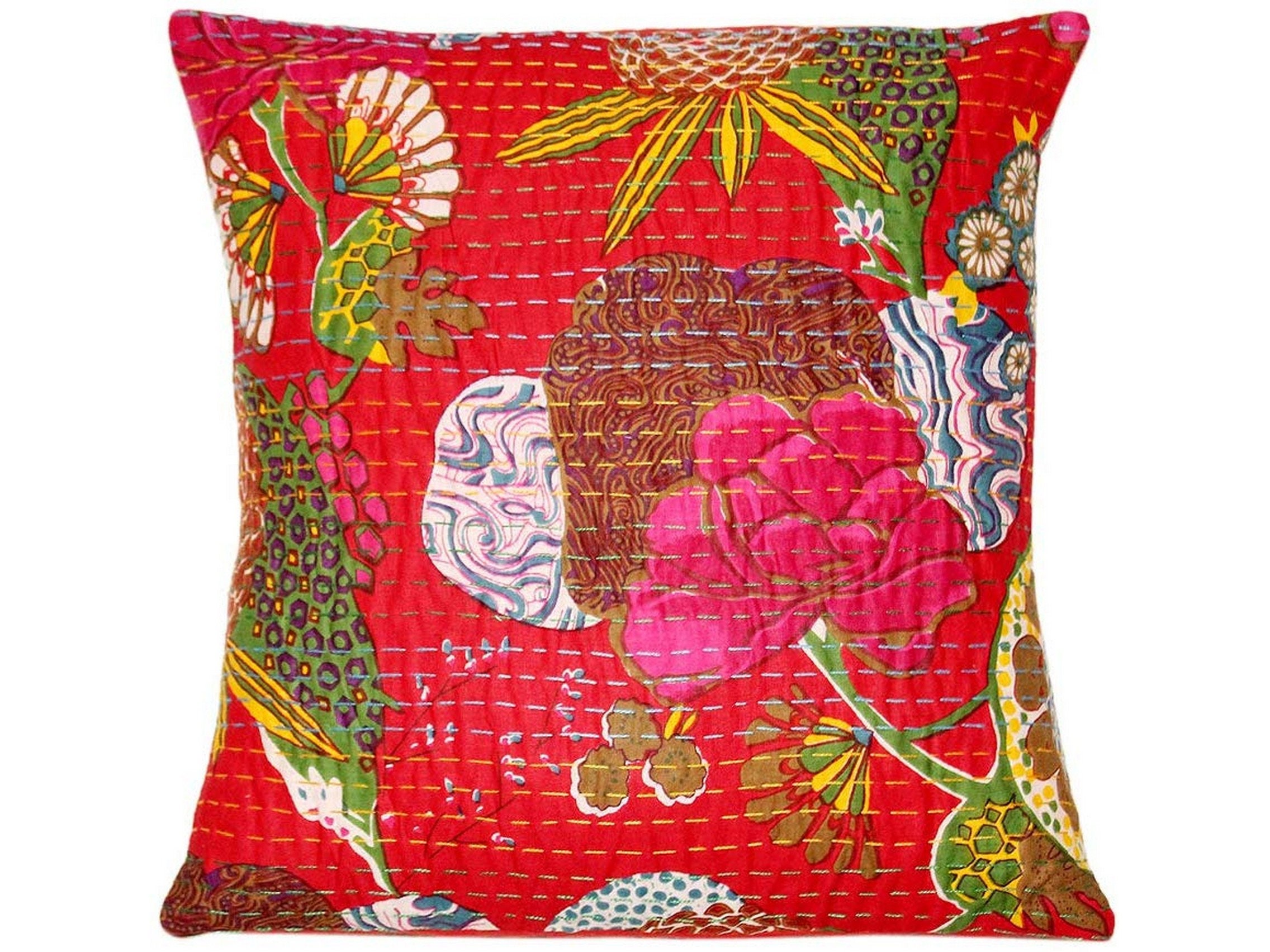 Handmade 20 X 20 Cotton Cushion Cover with zipper Sofa Cushion Etsy
