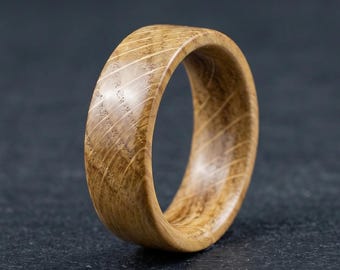Whiskey Barrel Wood Ring – Men’s Wooden Wedding Band