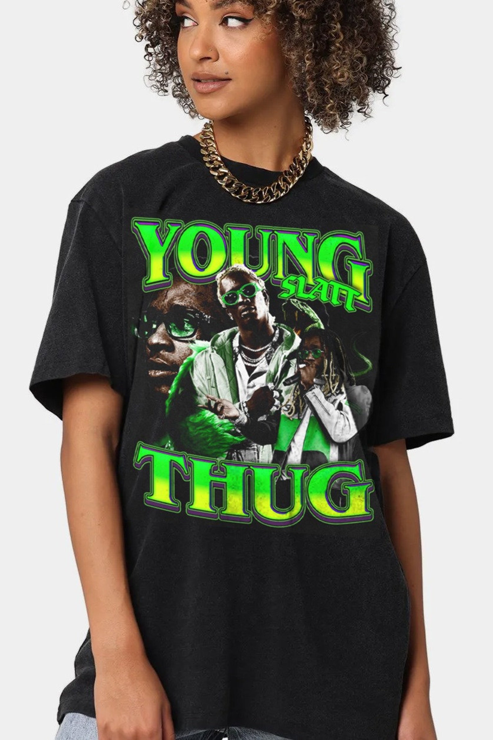 Young Thug Bootleg Rapper Tee Shirt Graphic Essential T-Shirt | Etsy