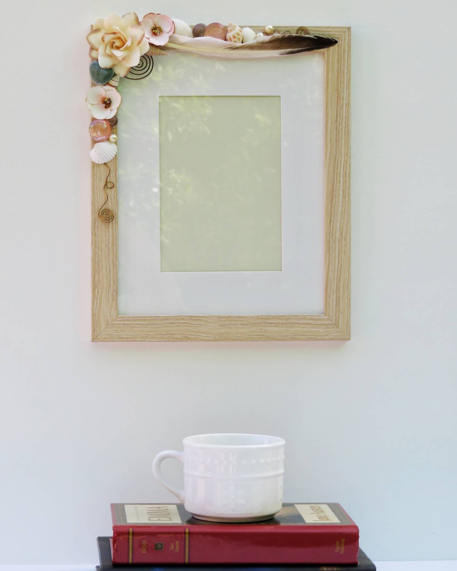 Elegant Picture Frame With Shells and Flowers 8x10 Wedding Etsy