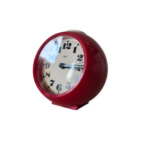 Vintage Space age mechanical alarm clock PRIM Czechoslovakia 60s