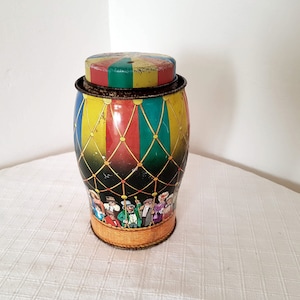Vintage Tin Can FUDGE BALLOON Made In England