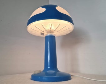 Ikea Blue Fryebo Table Desk Lamp Designed by Ola Wihlborg 1990s