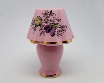 Vintage  pink porcelain miniature made in Czechoslovakia 80s