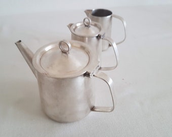 Vintage German Silver Coffee Set: Sandrik, Jan Čalovka Design