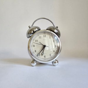 Vintage chrome alarm clock