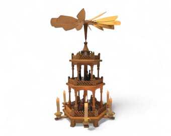 クリスマスピラミッドの作り方を学ぶ - Etsy 日本