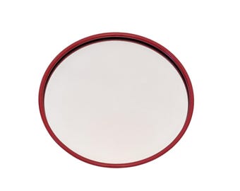 Vintage IKEA Red Metal Pipe Bathroom mirror