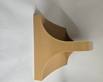 Vintage Mid Century wall shelf  in a plastic 80s