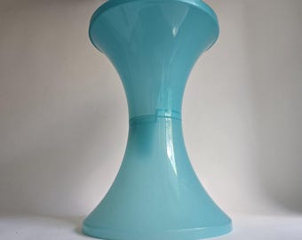Sgabello Tam Tam Pop Art Vintage turchese di Henry Massonnet